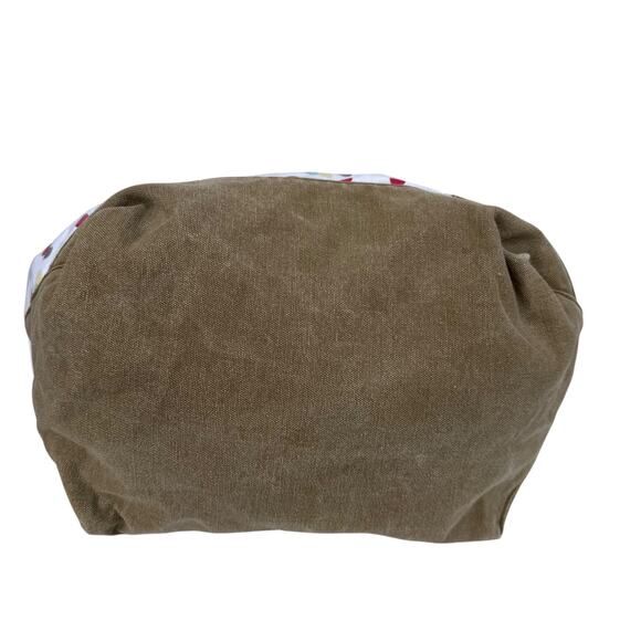 American Eagle Outfitters Polka Dot Canvas Tote Bag, Double Handle Shoulder Bag - Picture 8 of 8